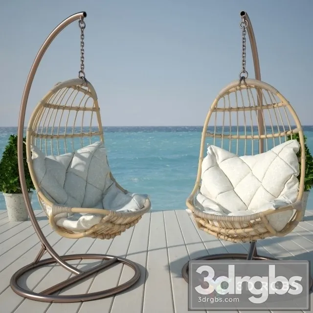 Hanging Swing Chair 3D Model Free
