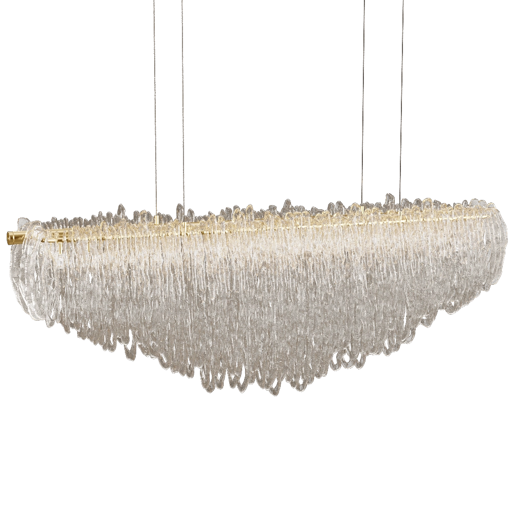 HANI - Pendant lamp Lines Black 3D Model