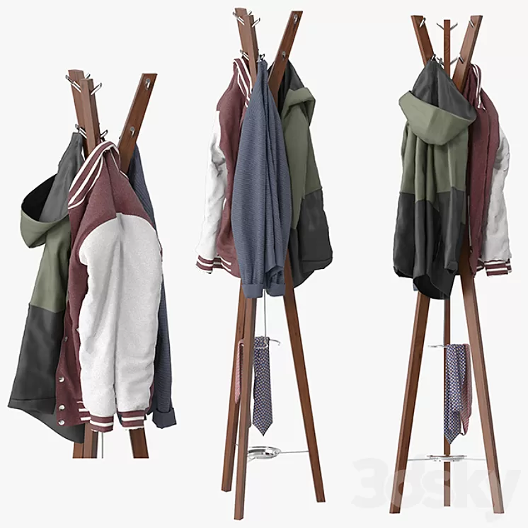 Hanny coat stand 3D Model