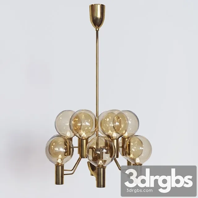 Hans Agne Jakobsson Ceiling Lamps Model T372 12 Patricia 3D Model Free
