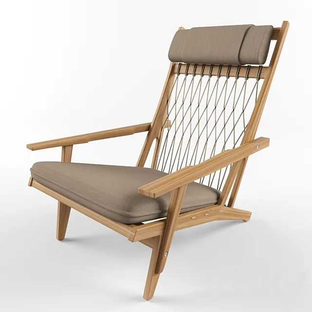 Hans Wegner Lounge Chair 3DModel