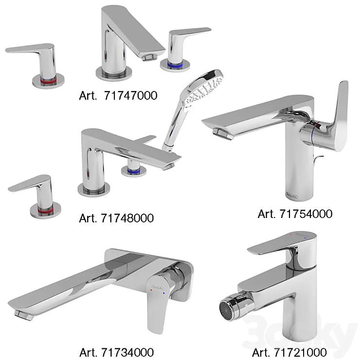 HANSGROHE Kitchen Faucet Collection | Talis e 3D Model