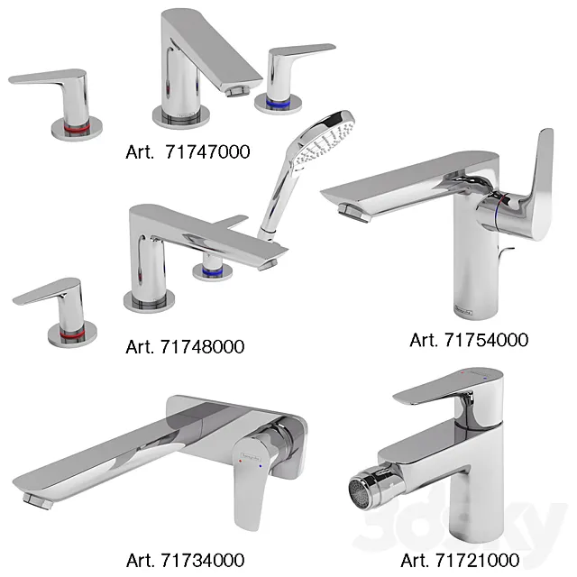 HANSGROHE Kitchen Faucet Collection | Talis e 3DModel