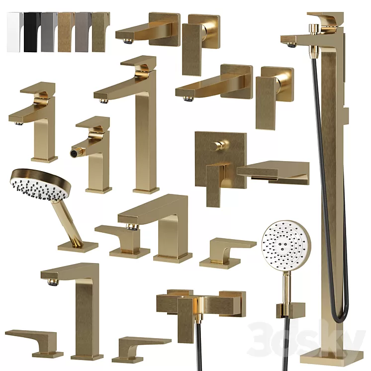 HANSGROHE METROPOL faucet set 3D Model Free