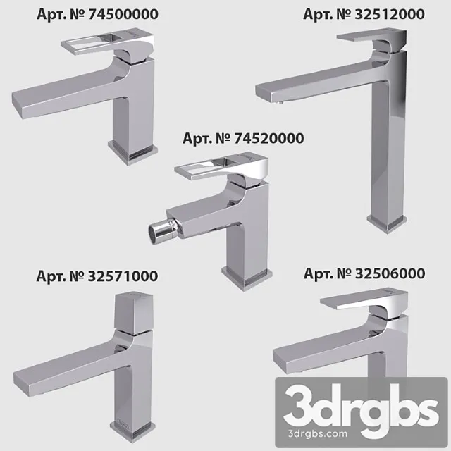 Hansgrohe Metropol Set 2 3D Model Free