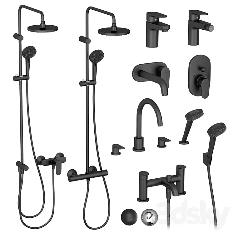 HANSGROHE Set 5 | Vernis | 3D Model