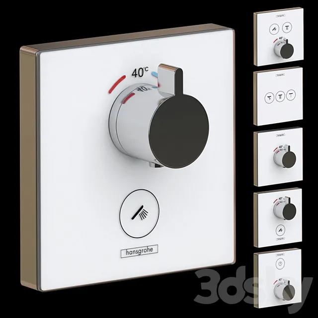 Hansgrohe ShowerSelect Thermostat 3DModel
