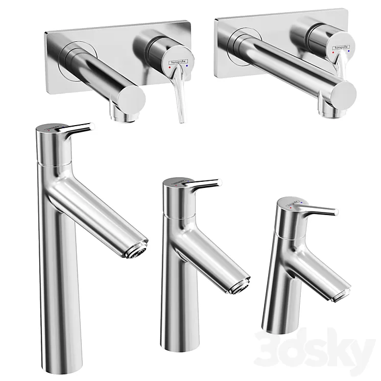 Hansgrohe Talis S washbasin mixers 3D Model