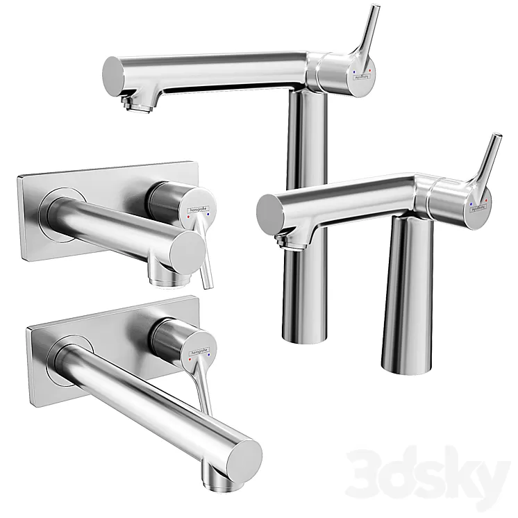 Hansgrohe Talis S washbasin mixers 3D Model