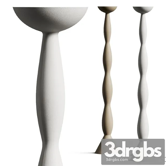 Haos Natural 2020 01 Plaster Floor Lamp Free Download