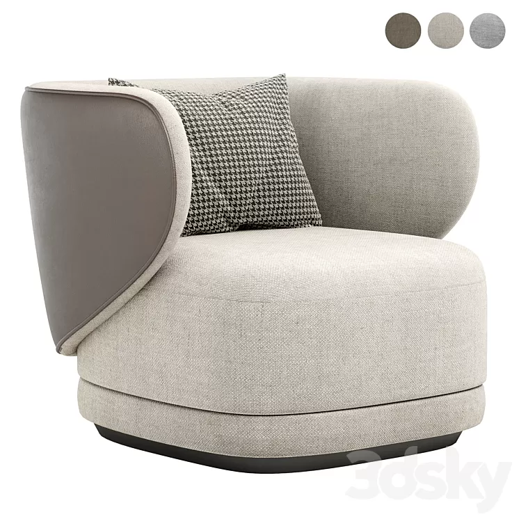HAP Armchair By HC28 Cosmo 3D Model