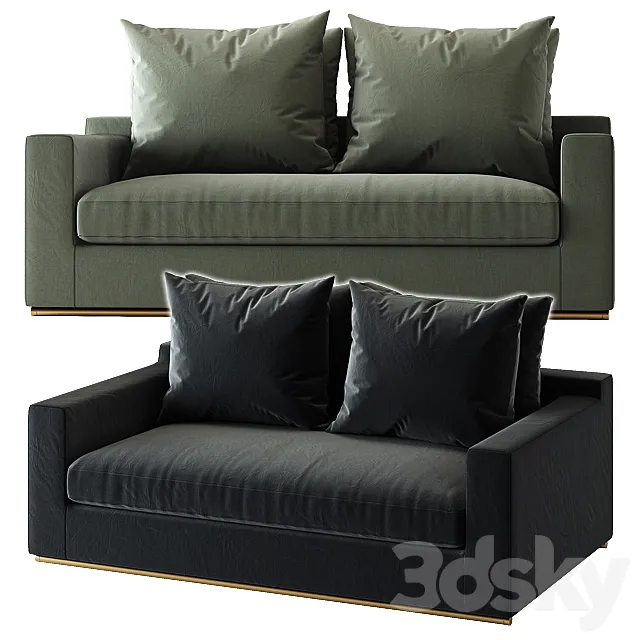 HARBOR _ OCEAN 2 SEAT LOUNGE 3DModel