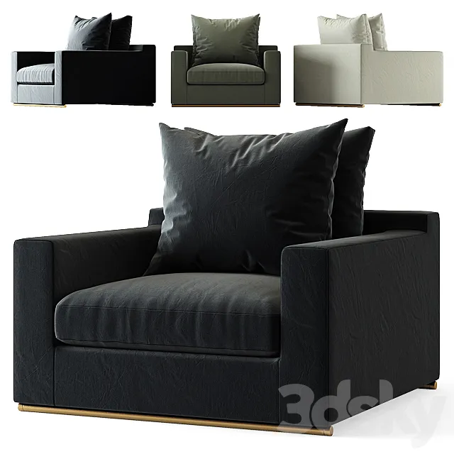 HARBOR _ OCEAN ARM CHAIR 3D Model