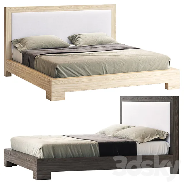 Harbor _ Santa Barbara Eastern King Bed 3D Model