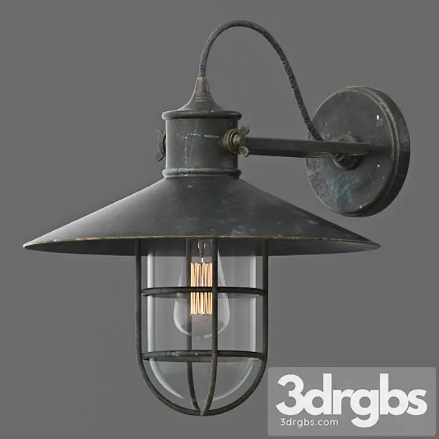 Harbor Street Light Old 3D Model Free