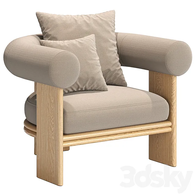 Harbor_Collins Lounge Chair 3D Model