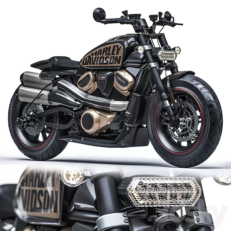 Harley Davidson 3D Model Free