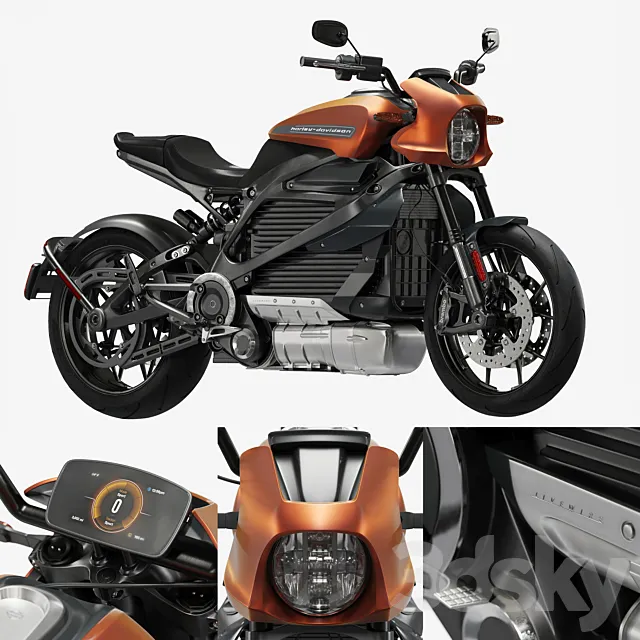 Harley davidson livewire 3DModel