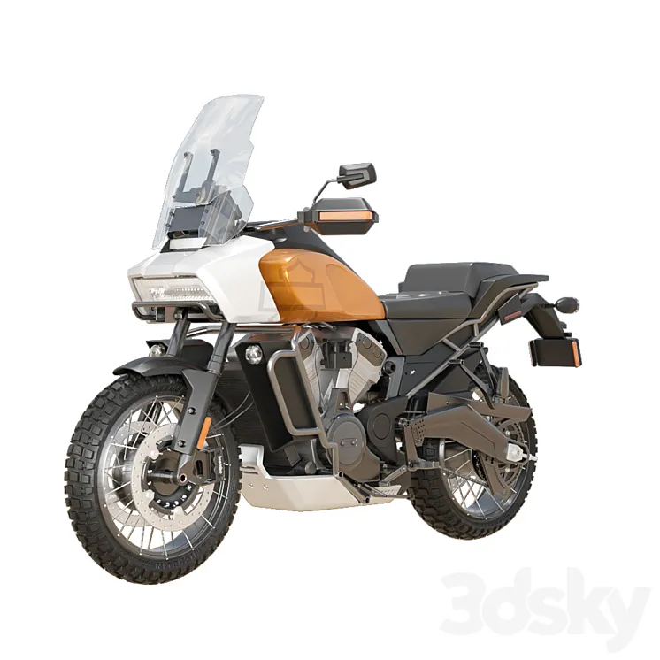 Harley Davidson Pan America 2020 3D Model Free