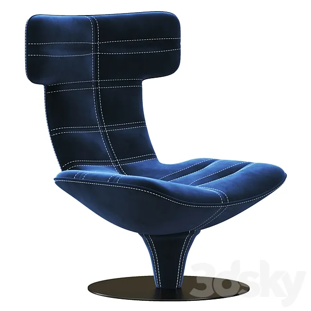 Harley revolving armchair 3DModel