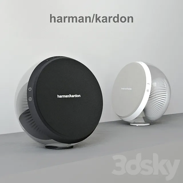 Harman Kardon Nova Black & White 3D Model