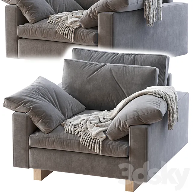 Harmony Chair and a Half 3D Model