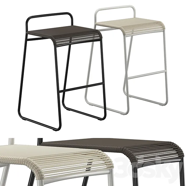 HARP 350 barstool 3D Model