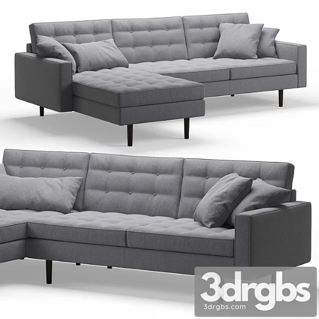 Harper Corner Sofa 3D Model Free