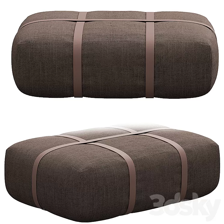 Harper pouf 3D Model