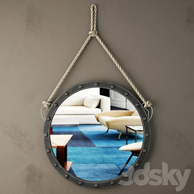 Harper Wall Mirror 3DModel