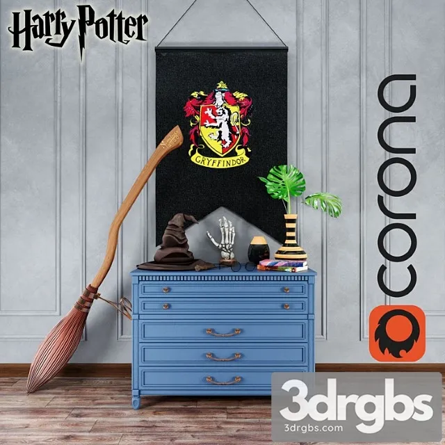 Harry potter set 3D Model Free