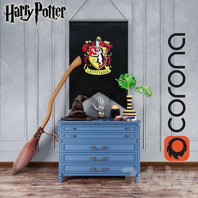 Harry Potter set 3DModel