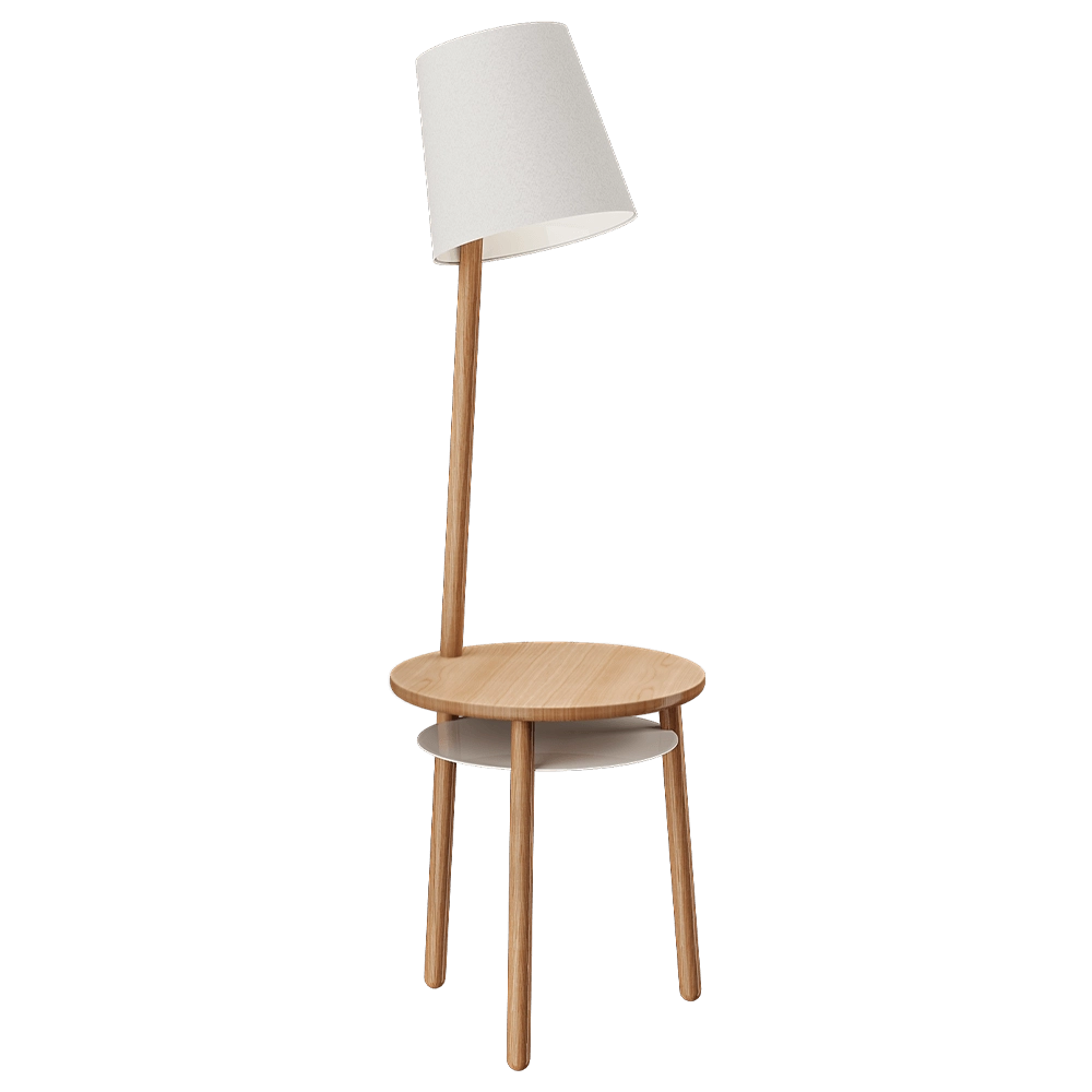 Hartô - Bedside table/lamp Josette 3D Model