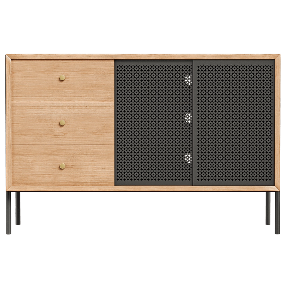 Hartô - High Sideboard Gabin 3D Model