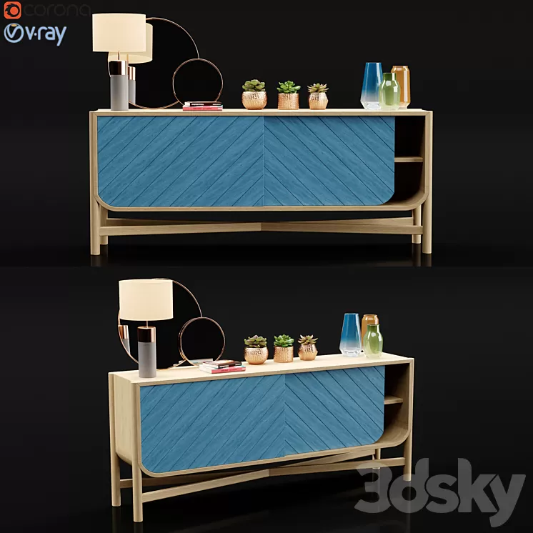 Hartô marius sideboard 3D Model