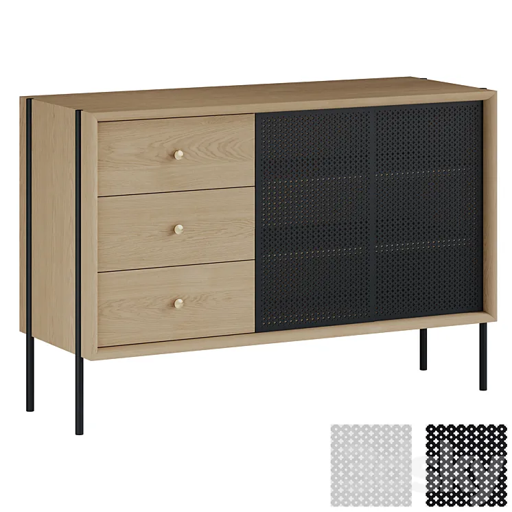 Hartodesign HIGH SIDEBOARD GABIN 3D Model Free