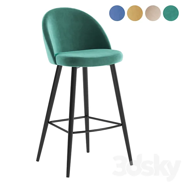 Harton barstool 3D Model