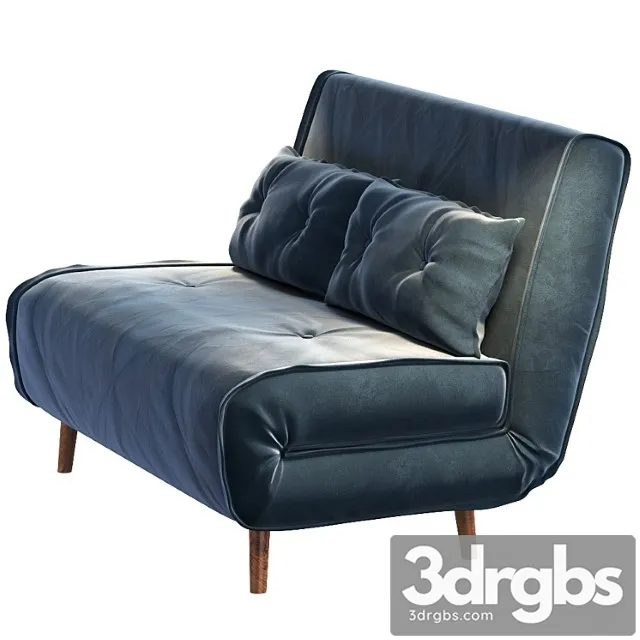 Haru Small Sofa Bed 3D Model Free