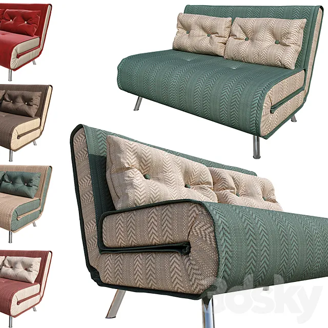 Haru sofabed 3D Model