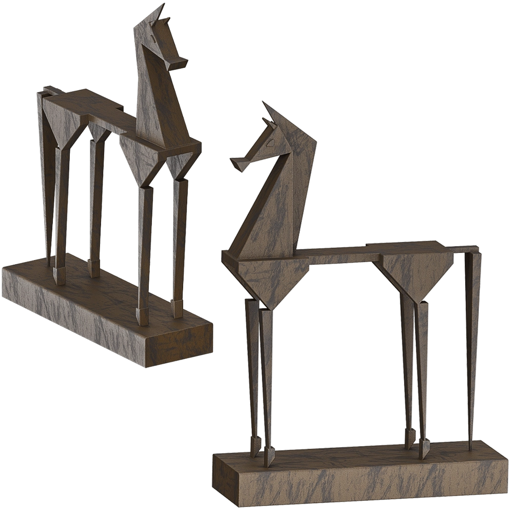 Harutyun Karapetyan  - Sculpture Horse 3D Model