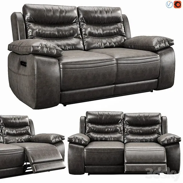 Harveys Monterano Recliner 2 Seater 3D Model