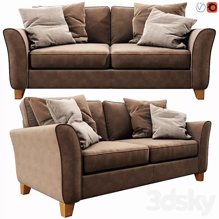 Harveys nina 3 seater 3D Model