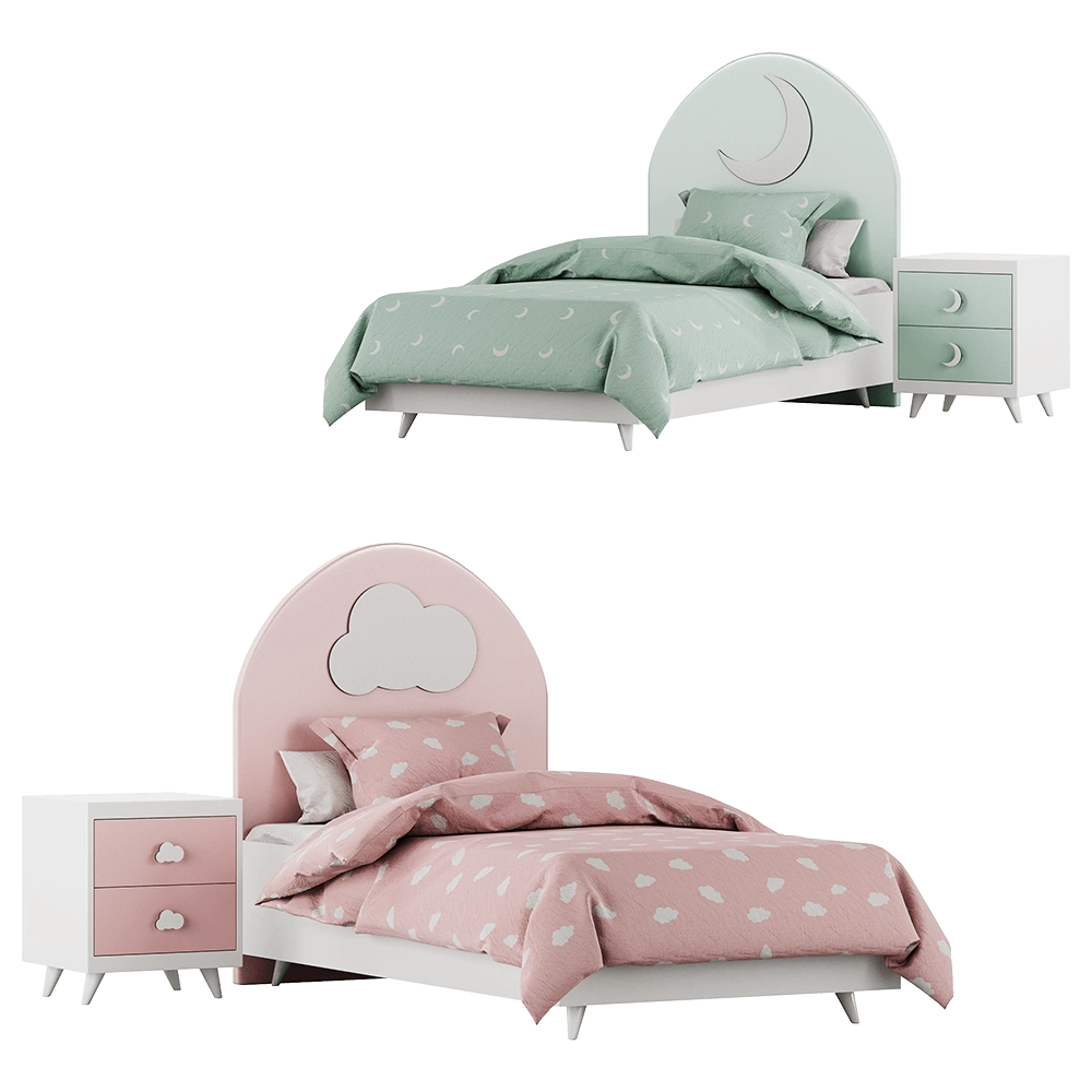 Hasan Guner - Bed Moon Cloud 3D Model