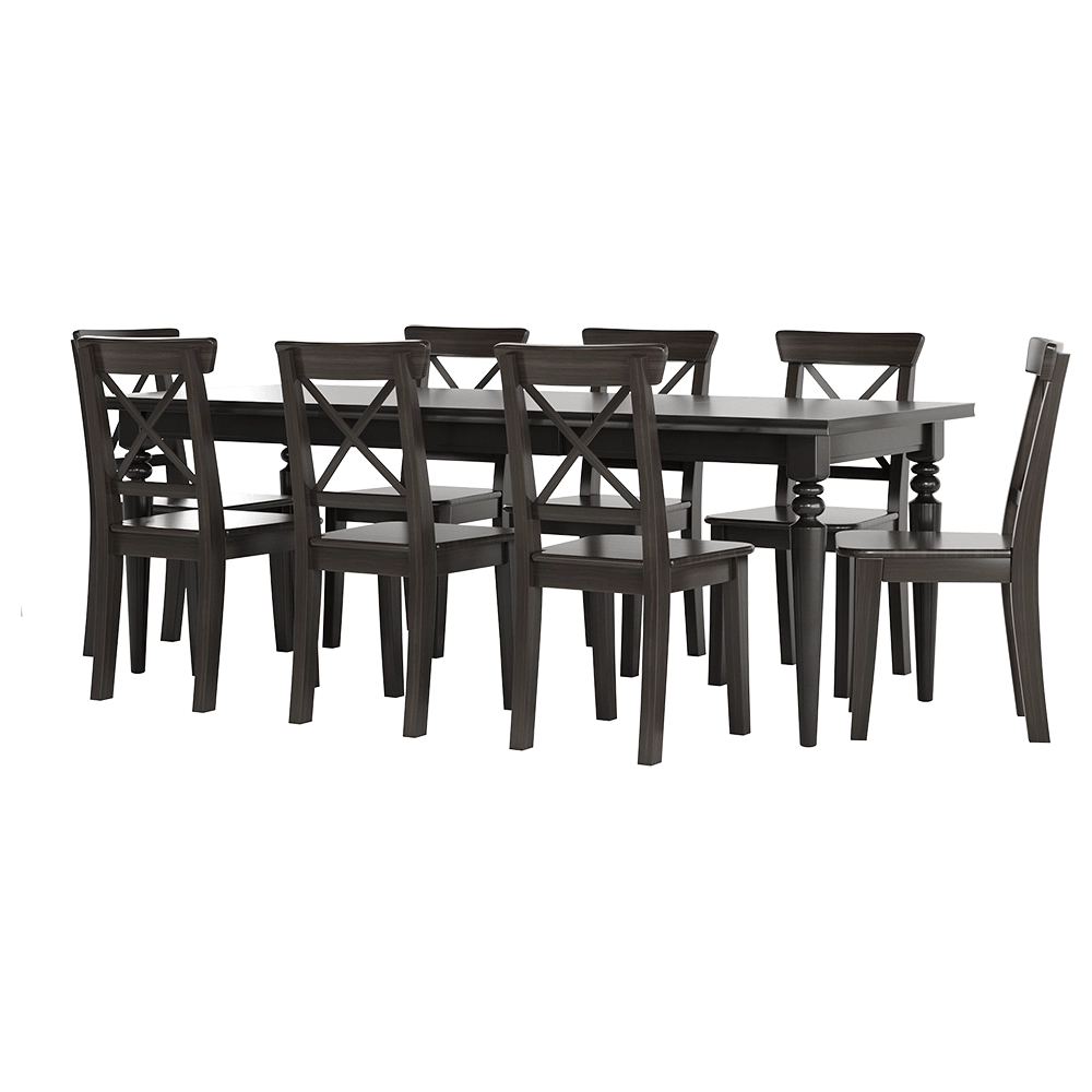 Hasan Guner - Ikea table and chair 3D Model