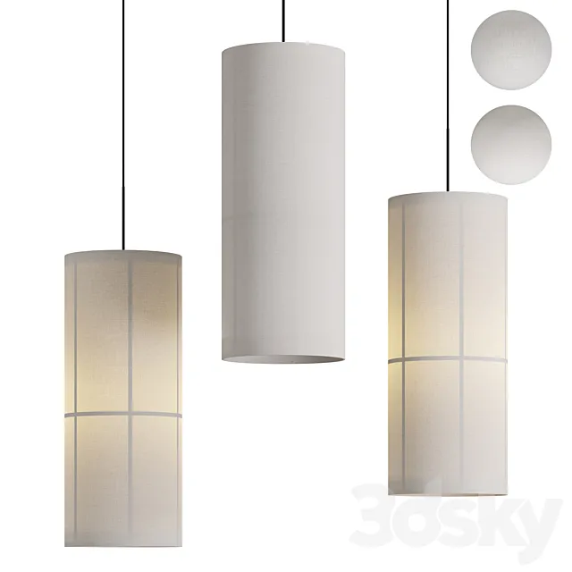 Hashira Pendant Lamp By Audocph 3D Model