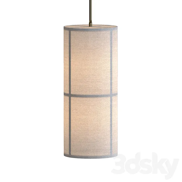Hashira Pendant Light. Menu 3DModel