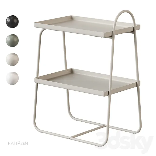 HATTASEN IKEA side table 3D Model