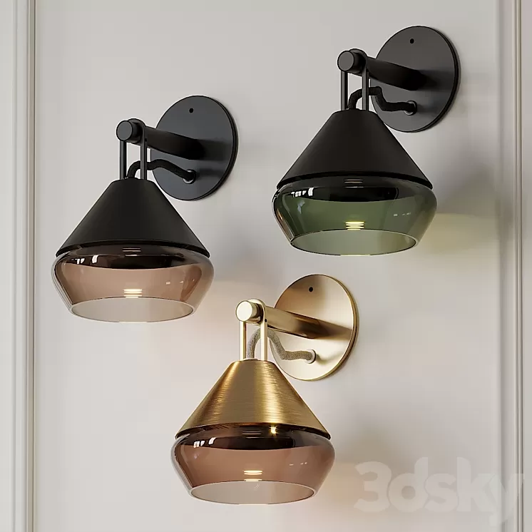 Hatti Wall Sconce by Articolo 3D Model