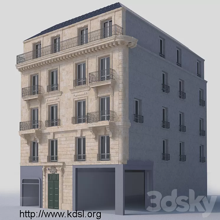 Haussmanian parisian building