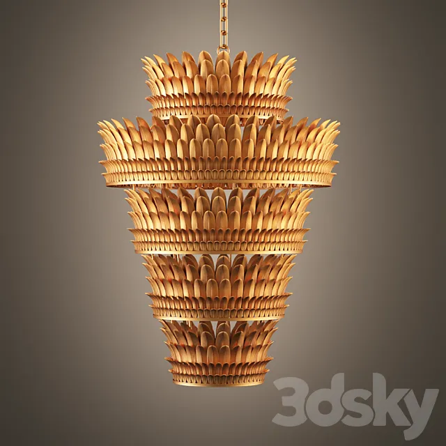 Havana Grande Chandelier 3D Model
